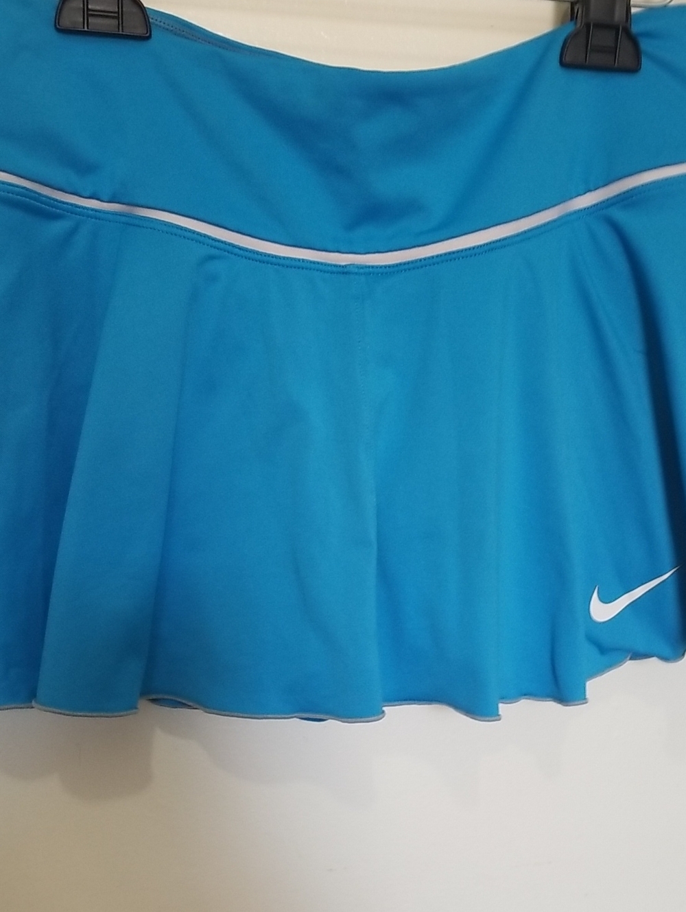 Nike Turquoise Circle Skirt with White Swoosh